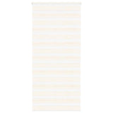 Vidaxl Zebra Roller Blind 115x230 cm Stof bredde 110,9 cm Marmerbeige