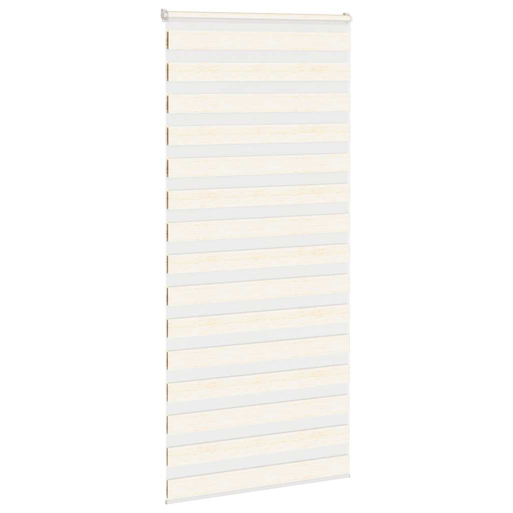 Vidaxl Zebra Roller Blind 115x230 CM Fabric Ancho 110.9 cm Marmerbeige