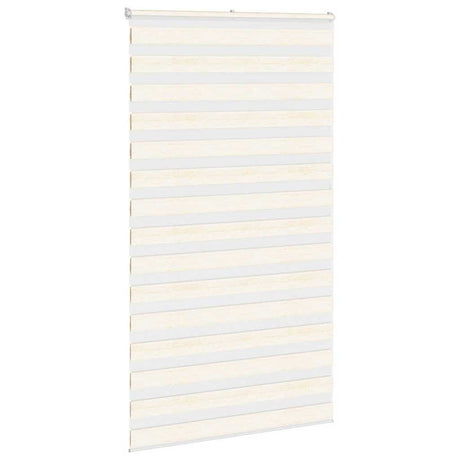 VidaXL store enrouleur zèbre 125x230 cm largeur de tissu 120,9 cm marbre beige