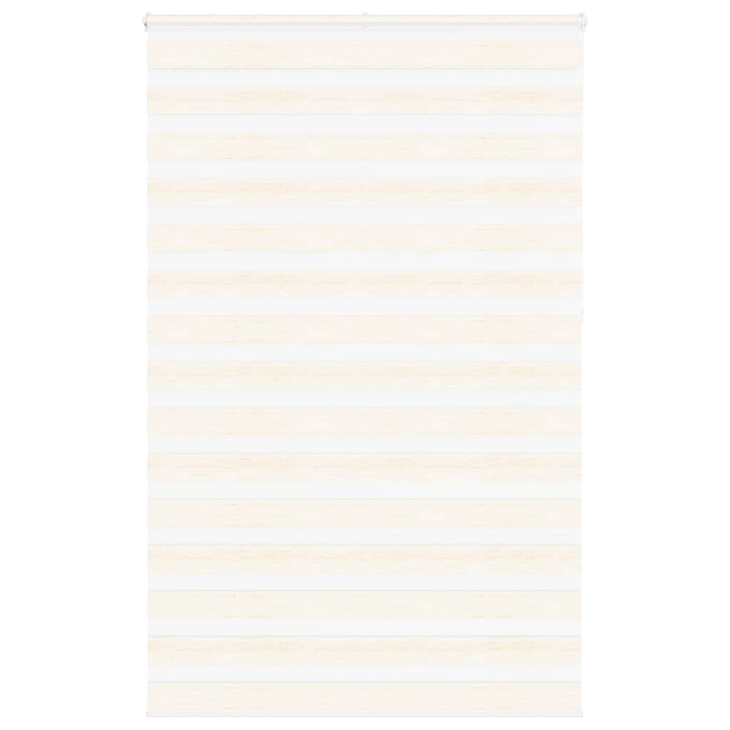 Vidaxl Zebra Roller Blind 140x230 cm Stoffbredde 135,9 cm Marmerbeige