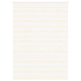 Vidaxl Zebra Roller Blind 155x230 cm Stofbredde 150,9 cm Marmerbeige