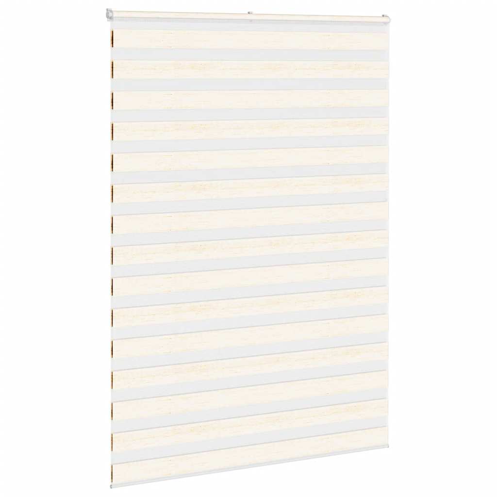 VidaXL store enrouleur zèbre 155x230 cm largeur de tissu 150,9 cm marbre beige