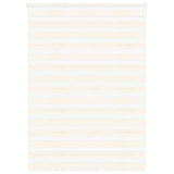 VidaXL store zèbre marbre beige 165x230 cm largeur de tissu 160,9 cm polyester
