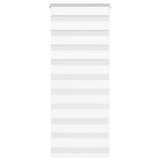 Vidaxx store enrouleur zèbre 65x100 cm largeur de tissu 60,9 cm polyester blanc