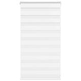 VidaXL store zèbre 70x100 cm largeur de tissu 65,9 cm polyester blanc
