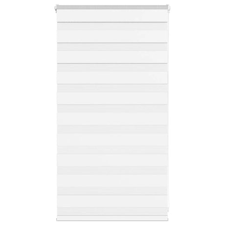 VidaXL store zèbre 70x100 cm largeur de tissu 65,9 cm polyester blanc