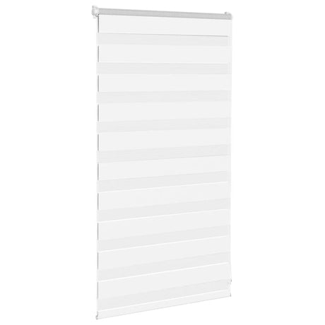 VidaXL store zèbre 70x100 cm largeur de tissu 65,9 cm polyester blanc