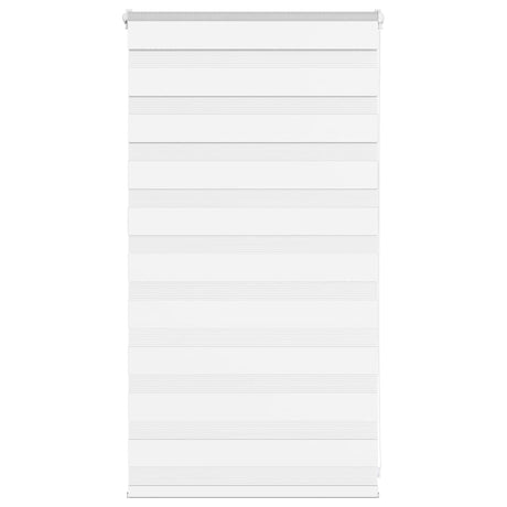 VidaXL store zèbre 75x100 cm largeur de tissu 70,9 cm polyester blanc