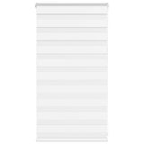 VidaXL store zèbre 80x100 cm largeur de tissu 75,9 cm polyester blanc