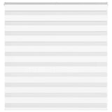 VidaXL store zèbre 140x100 cm largeur de tissu 135,9 cm polyester blanc