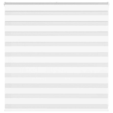 VidaXL store zèbre 140x100 cm largeur de tissu 135,9 cm polyester blanc