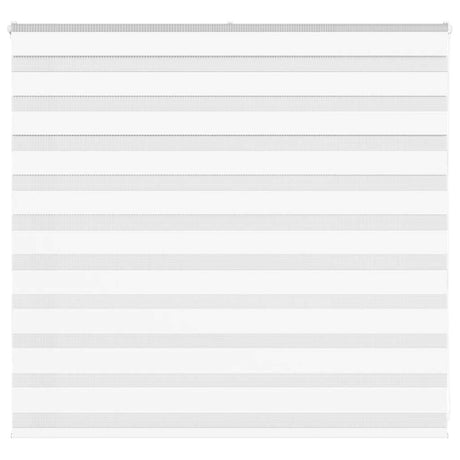 VidaXL store zèbre 155x100 cm largeur de tissu 150,9 cm polyester blanc