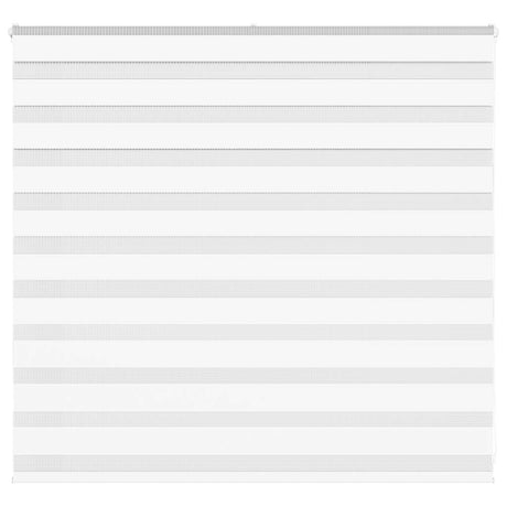 VidaXL store zèbre 160x100 cm largeur de tissu 155,9 cm polyester blanc
