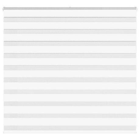 VidaXL store zèbre 165x100 cm largeur de tissu 160,9 cm polyester blanc