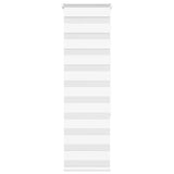VidaXL store enrouleur zèbre 40x150 cm largeur de tissu 35,9 cm polyester blanc