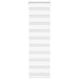 Vidaxx store enrouleur zèbre 45x150 cm largeur de tissu 40,9 cm polyester blanc