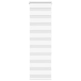 Vidaxx store enrouleur zèbre 50x150 cm largeur de tissu 45,9 cm polyester blanc