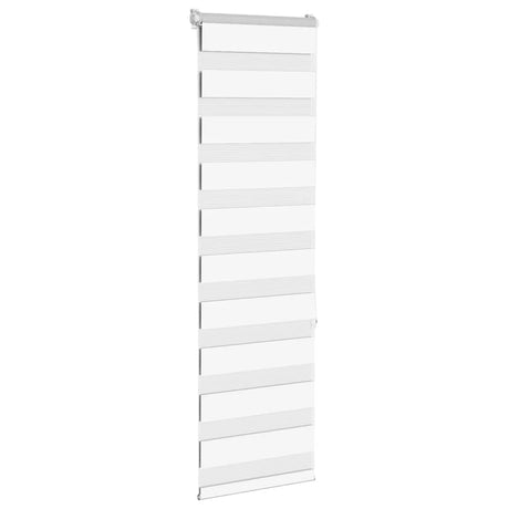 Vidaxx store enrouleur zèbre 50x150 cm largeur de tissu 45,9 cm polyester blanc