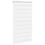 VidaXL store zèbre 70x150 cm largeur de tissu 65,9 cm polyester blanc