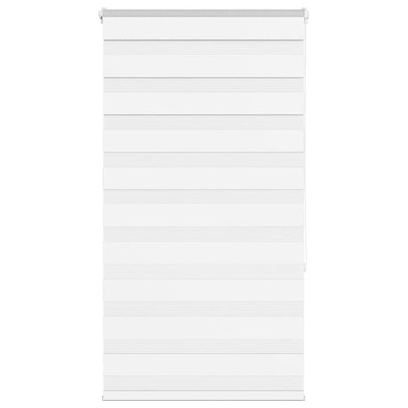 Vidaxx store enrouleur zèbre 75x150 cm largeur de tissu 70,9 cm polyester blanc
