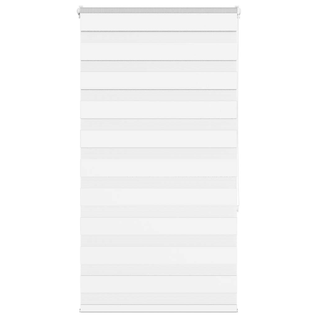Vidaxx store enrouleur zèbre 80x150 cm largeur de tissu 75,9 cm polyester blanc