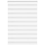 Vidaxl Zebra roller blind 105x150 cm dust width 100.9 cm polyester white