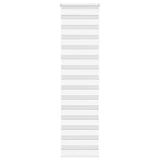 VidaXL store enrouleur zèbre 65x200 cm largeur de tissu 60,9 cm polyester blanc