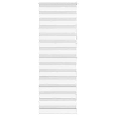 Vidaxx store enrouleur zèbre 85x200 cm largeur de tissu 80,9 cm polyester blanc