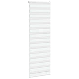 Vidaxx store enrouleur zèbre 85x200 cm largeur de tissu 80,9 cm polyester blanc
