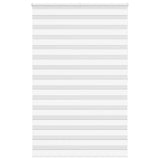 Vidaxl Zebra Roller Blind 145x200 cm Szerokość pyłu 140,9 cm poliestrowa biała