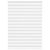 Vidaxl Zebra roller blind 155x200 cm Fabric width 150.9 cm Polyester White