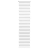 VidaXL store enrouleur zèbre 55x230 cm largeur de tissu 50,9 cm polyester blanc