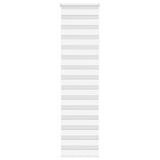 VidaXL store enrouleur zèbre 60x230 cm largeur de tissu 55,9 cm polyester blanc