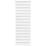 Vidaxl Zebra Roller Blind 75x230 cm Širina tkanine 70,9 cm poliestrska bela