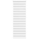 Vidaxx store enrouleur zèbre 80x230 cm largeur de tissu 75,9 cm polyester blanc