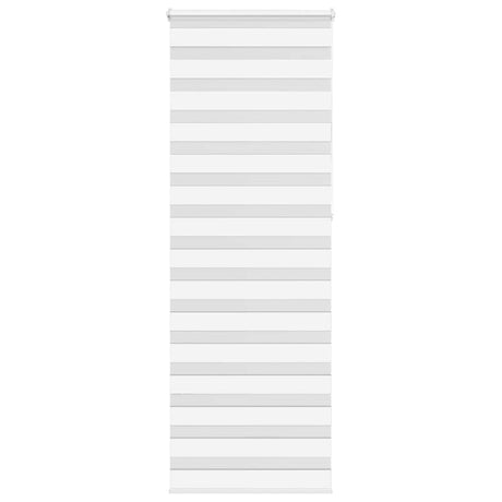 Vidaxx store enrouleur zèbre 80x230 cm largeur de tissu 75,9 cm polyester blanc