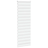 Vidaxx store enrouleur zèbre 80x230 cm largeur de tissu 75,9 cm polyester blanc