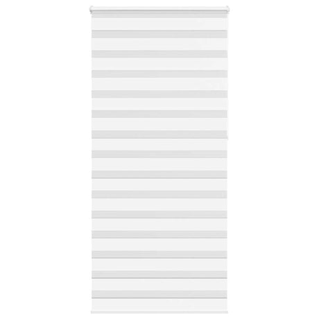 Vidaxx store enrouleur zèbre 95x230 cm largeur de tissu 90,9 cm polyester blanc