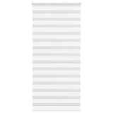 Vidaxx store enrouleur zèbre 100x230 cm largeur de tissu 95,9 cm polyester blanc