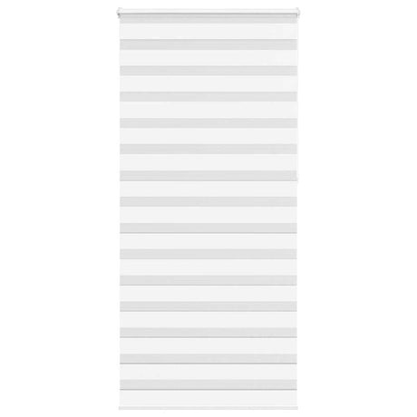 Vidaxx store enrouleur zèbre 100x230 cm largeur de tissu 95,9 cm polyester blanc