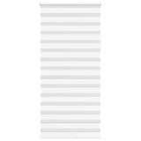 Vidaxl Zebra roller blind 110x230 cm Fabric width 105.9 cm Polyester White