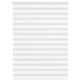 Vidaxl Zebra Rouleau aveugle 160x230 cm Largeur de tissu 155,9 cm Polyester blanc