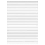 Vidaxl Zebra Rouleau aveugle 165x230 cm Largeur de tissu 160,9 cm Polyester blanc