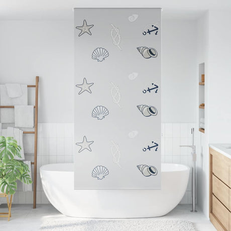 Store enrouleur de douche Vidaxx 110x240 cm, largeur du tissu 106 cm