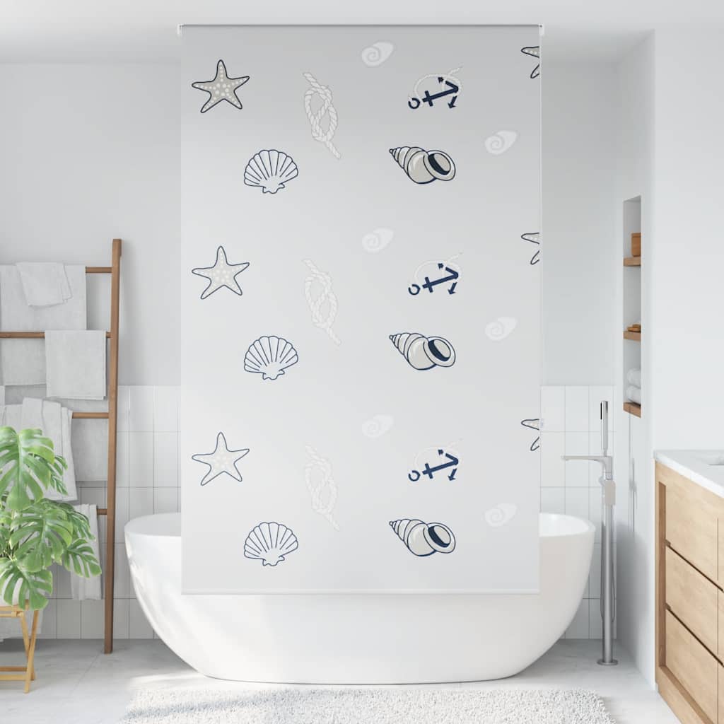 Store enrouleur de douche Vidaxx 120x240 cm, largeur du tissu 116 cm
