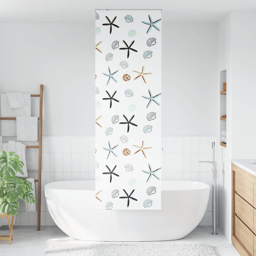 Store enrouleur de douche Vidaxx 70x240 cm, largeur du tissu 66 cm