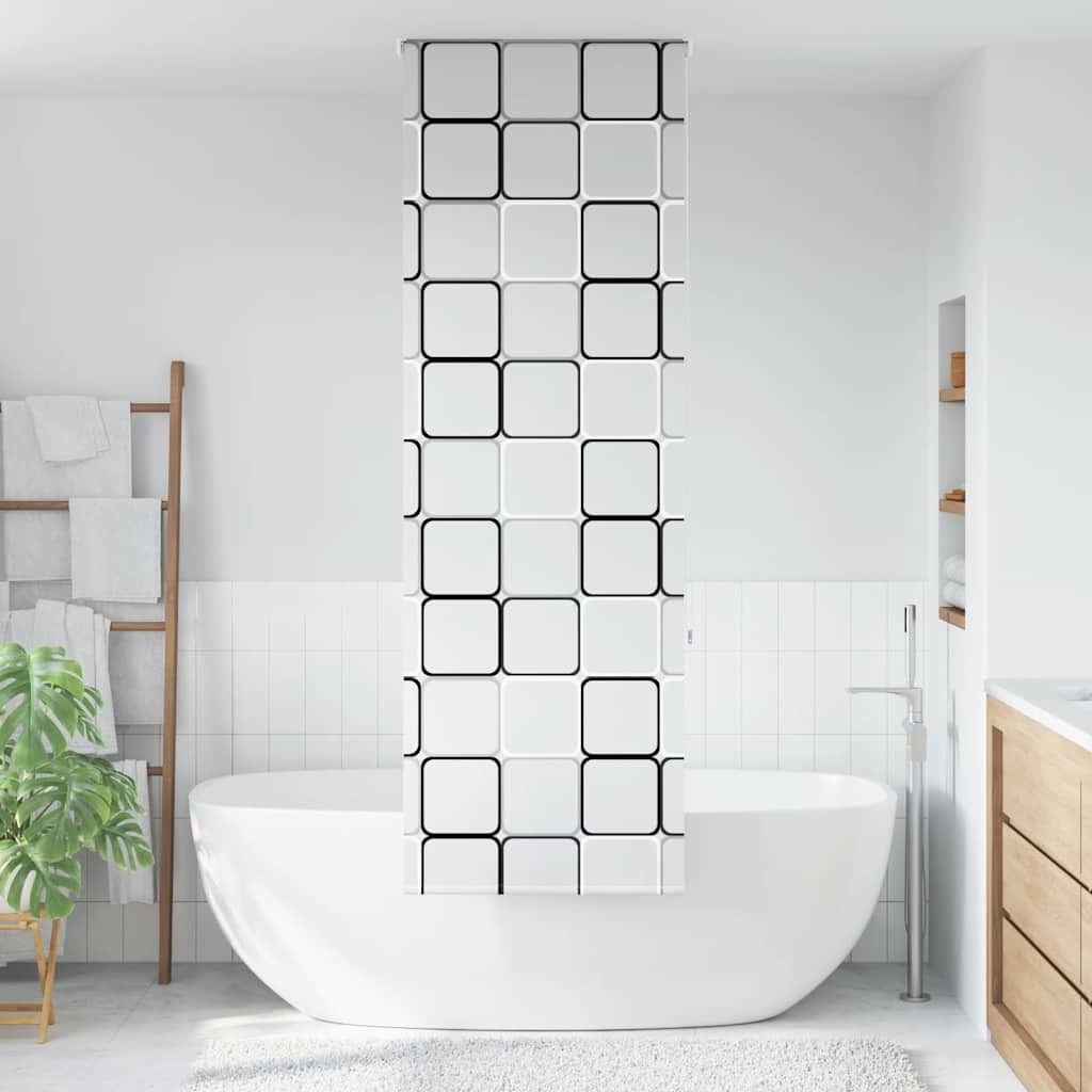 Store enrouleur de douche Vidaxx 70x240 cm, largeur du tissu 66 cm
