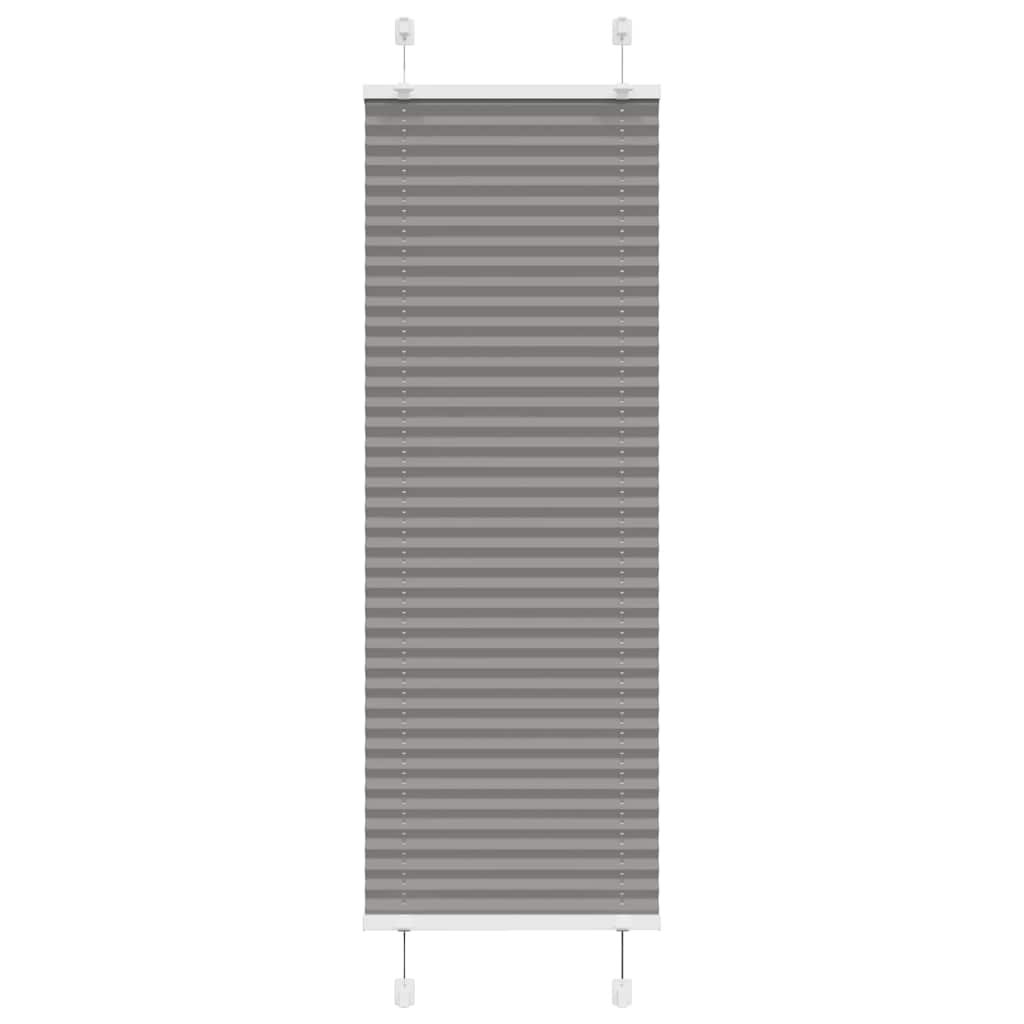 Vidaxl plissé rolgordijn 40x100 cm stofbreedte 39,4 cm antraciet