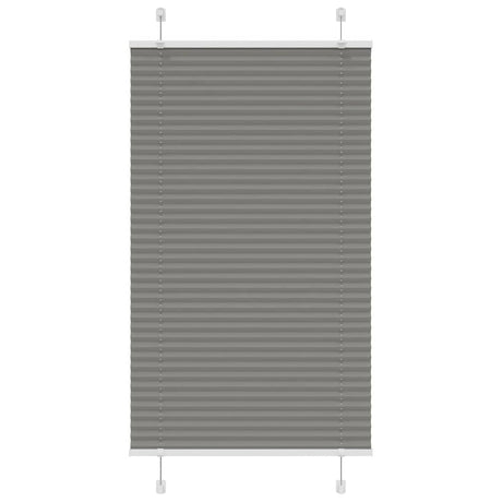 Vidaxx store enrouleur plissé 75x100 cm largeur de tissu 74,4 cm anthracite