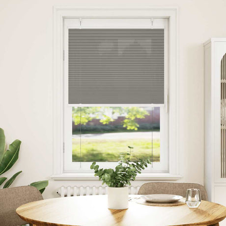 Vidaxx store enrouleur plissé 75x100 cm largeur de tissu 74,4 cm anthracite